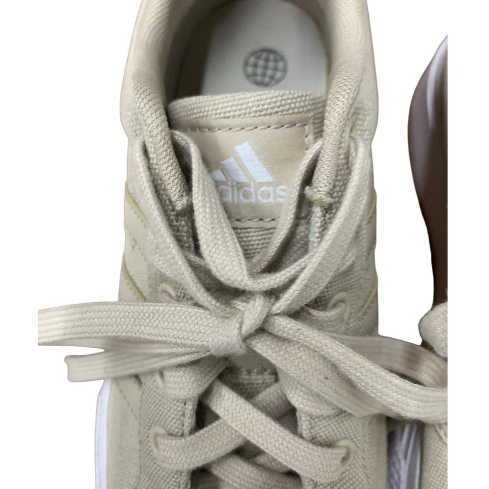 Adidas Bravado 2.0‎ Platform Skate Sneaker (Women) SZ 7 Beige/ beige/ white